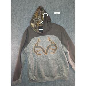 Real Tree Pullover Sweatshirt Performance Logo Hooded Mens Size Large‎